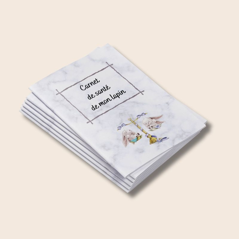 Carnet de santé lapin pour kit de départ.